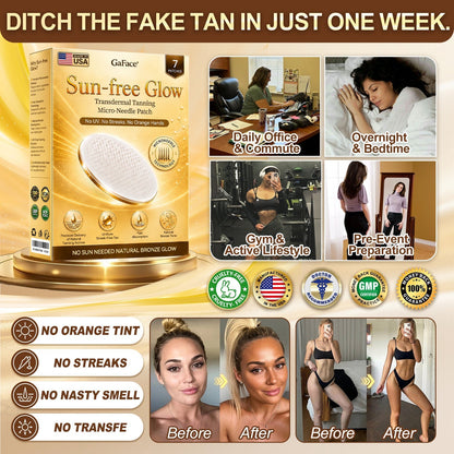 𝗚𝗮𝗳𝗮𝗰𝗲® 💝Sunless Natural Glow Transdermal Tanning Micro-Needle Patch