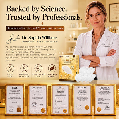 𝗚𝗮𝗳𝗮𝗰𝗲® 💝Sunless Natural Glow Transdermal Tanning Micro-Needle Patch