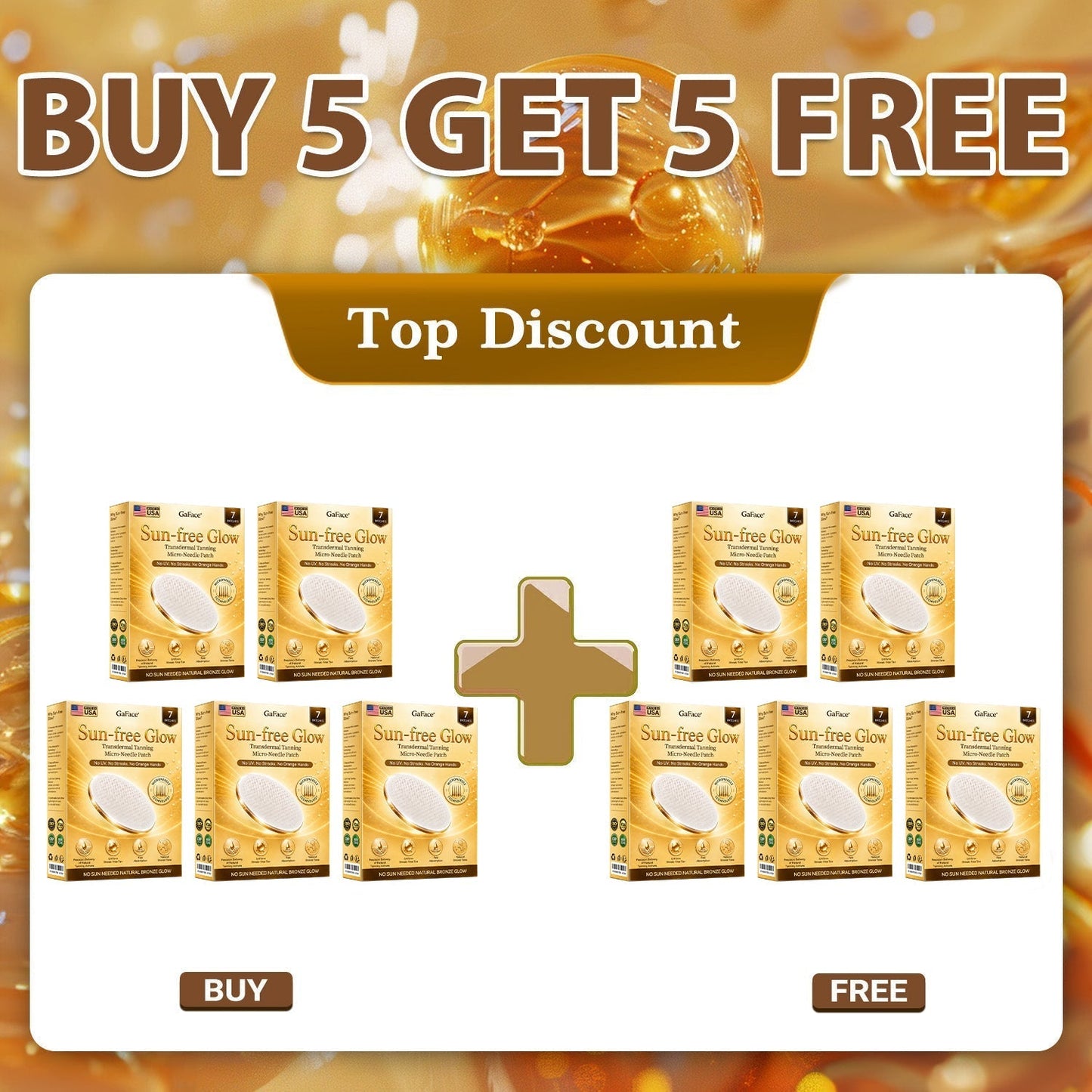 𝗚𝗮𝗳𝗮𝗰𝗲® 💝Sunless Natural Glow Transdermal Tanning Micro-Needle Patch