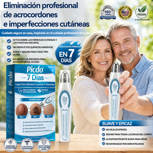 🇺🇸 𝐏i𝐜𝐝o® 𝟕 𝐃í𝐚𝐬 𝐋á𝐩𝐢𝐳 𝐏𝐚𝐫𝐚 𝐄𝐥𝐢𝐦𝐢𝐧𝐚𝐫 𝐋𝐮𝐧𝐚𝐫𝐞𝐬 𝐘 𝐌𝐚𝐧𝐜𝐡𝐚𝐬(Roll-on Cero Dolor, Cero Cicatrices)