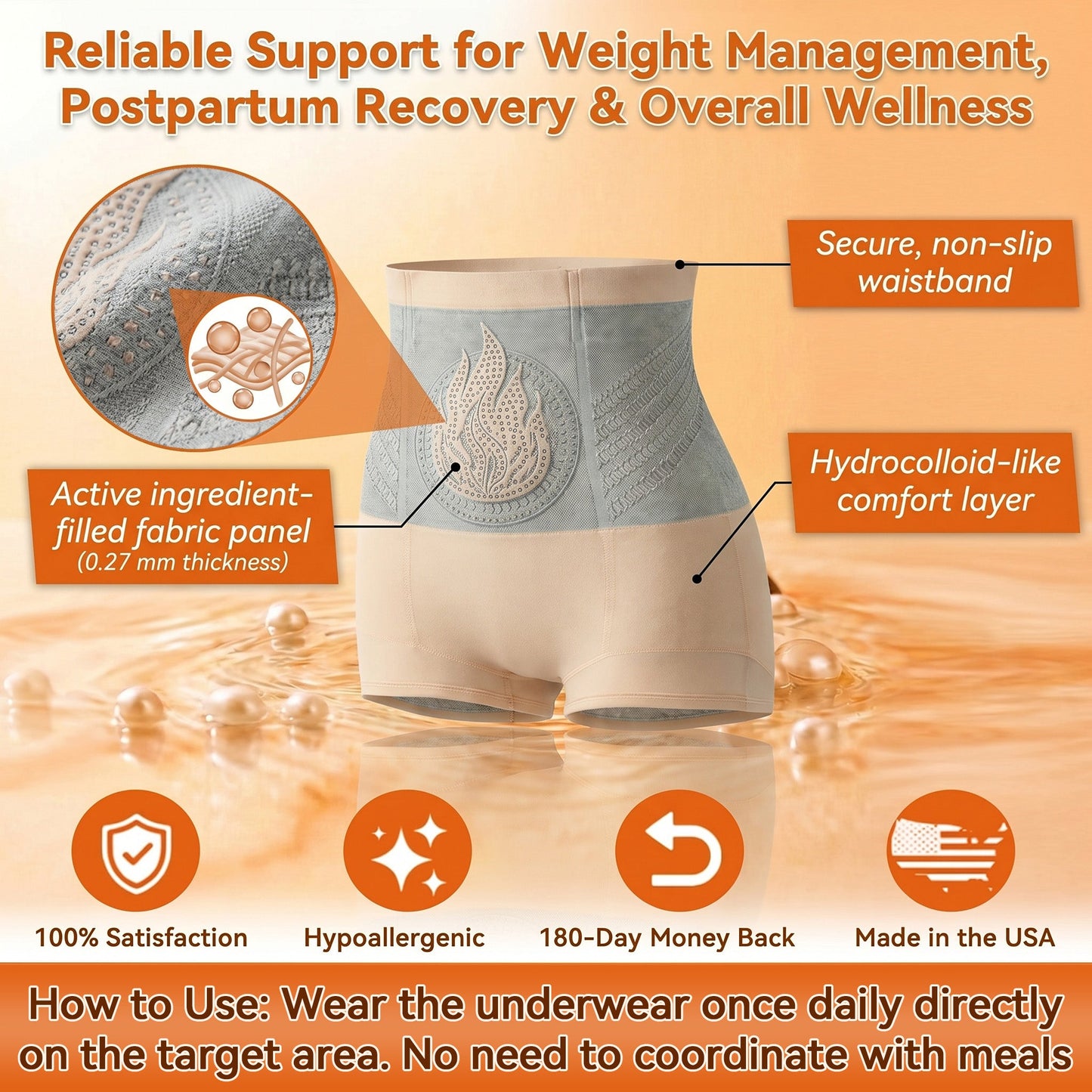 PAURAJU® 🍉💖30-Min All-in-One Micro-Particle Fat-Burning Shorts✅Ignites deep microcirculation to melt fat, flush toxins, and reverse metabolic aging.