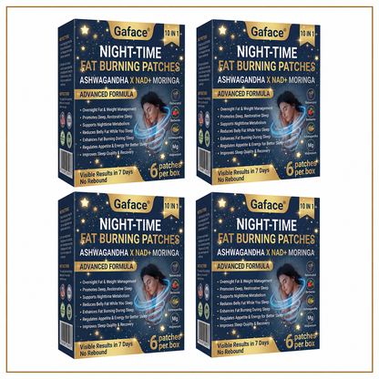 𝐆𝐚𝐟𝐚𝐜𝐞® 𝐍𝐈𝐆𝐇𝐓-𝐓𝐈𝐌𝐄 𝐅𝐀𝐓 𝐁𝐔𝐑𝐍𝐈𝐍𝐆 𝐏𝐀𝐓𝐂𝐇𝐄𝐒 — 𝐙𝐄𝐑𝐎 𝐏𝐈𝐋𝐋𝐒, 𝐙𝐄𝐑𝐎 𝐌𝐈𝐗𝐈𝐍𝐆, 𝐙𝐄𝐑𝐎 𝐄𝐗𝐓𝐑𝐀 𝐄𝐅𝐅𝐎𝐑𝐓, 𝐒𝐔𝐏𝐏𝐎𝐑𝐓 𝐖𝐇𝐈𝐋𝐄 𝐘𝐎𝐔 𝐒𝐋𝐄𝐄𝐏.