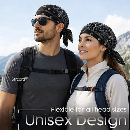 Sfrcord® Outdoor Paisley Cooling Headscarf Cap