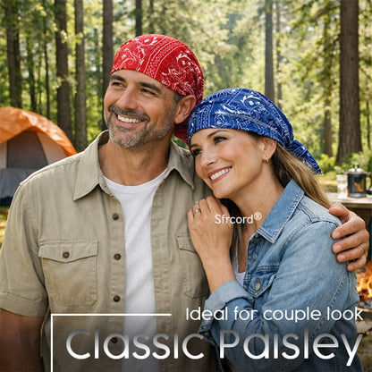 Sfrcord® Outdoor Paisley Cooling Headscarf Cap