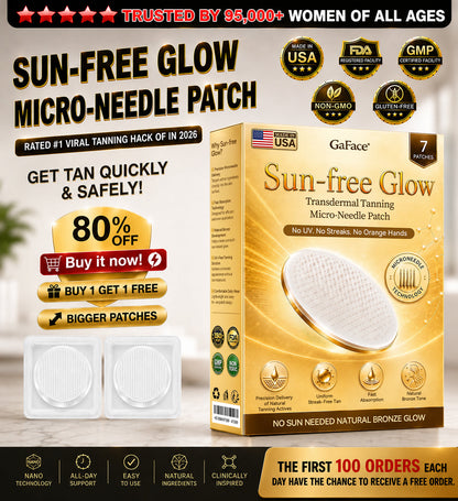 𝗚𝗮𝗳𝗮𝗰𝗲® 💝Sunless Natural Glow Transdermal Tanning Micro-Needle Patch