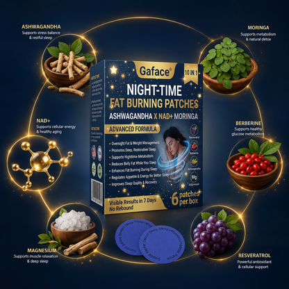 𝐆𝐚𝐟𝐚𝐜𝐞® 𝐍𝐈𝐆𝐇𝐓-𝐓𝐈𝐌𝐄 𝐅𝐀𝐓 𝐁𝐔𝐑𝐍𝐈𝐍𝐆 𝐏𝐀𝐓𝐂𝐇𝐄𝐒 — 𝐙𝐄𝐑𝐎 𝐏𝐈𝐋𝐋𝐒, 𝐙𝐄𝐑𝐎 𝐌𝐈𝐗𝐈𝐍𝐆, 𝐙𝐄𝐑𝐎 𝐄𝐗𝐓𝐑𝐀 𝐄𝐅𝐅𝐎𝐑𝐓, 𝐒𝐔𝐏𝐏𝐎𝐑𝐓 𝐖𝐇𝐈𝐋𝐄 𝐘𝐎𝐔 𝐒𝐋𝐄𝐄𝐏.